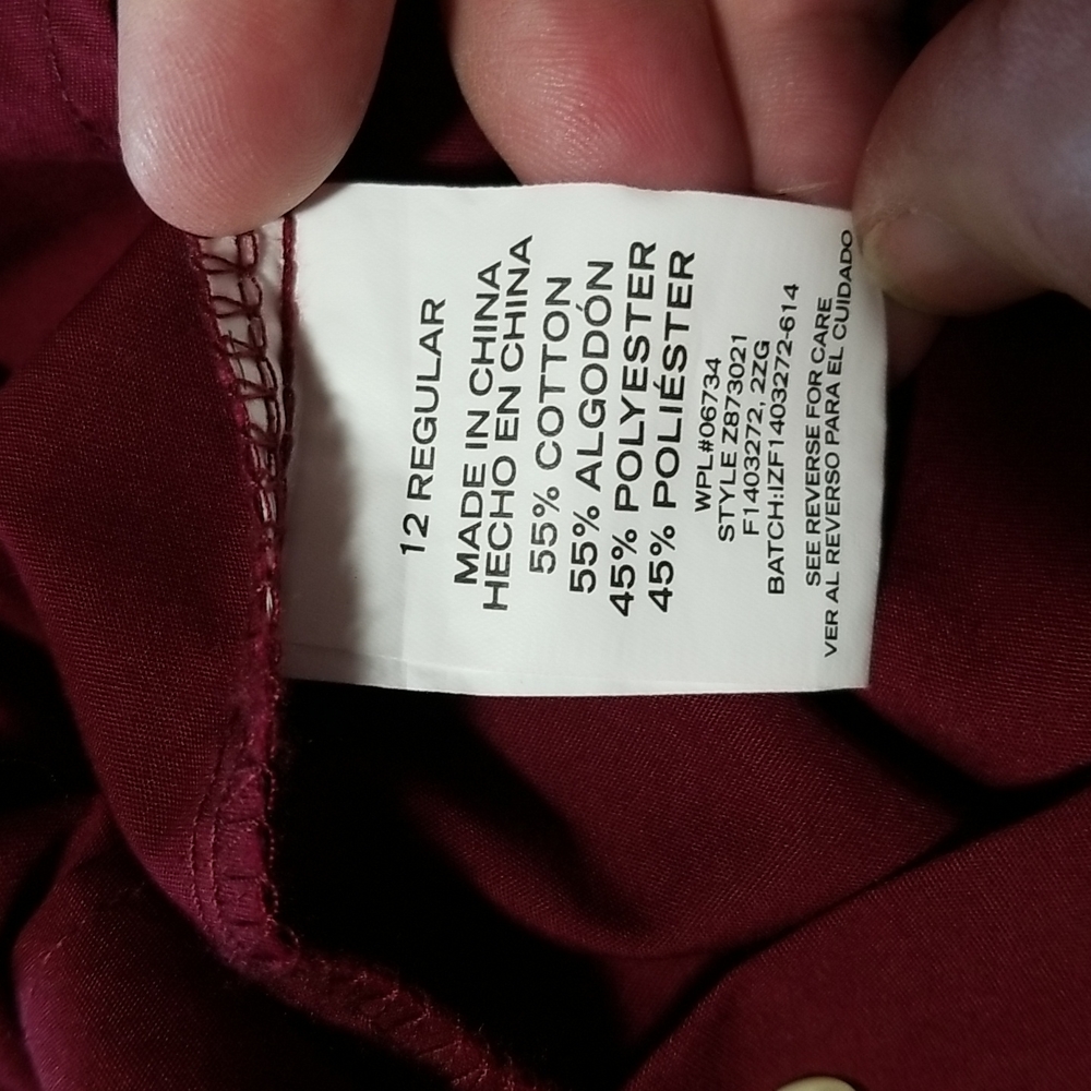 3 for 20.  IZOD Boys shirt.  Size 12 - Picture 4 of 5
